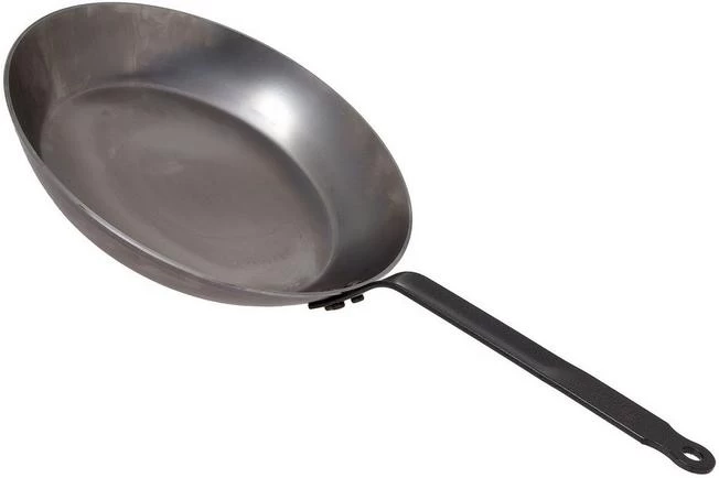 De Buyer Acier Carbone Steel Frying Pan, 30 Cm 5110.30