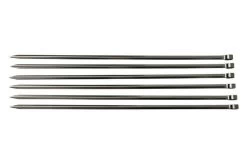 Tramontina Churrasco 26499-005, Six Stainless Steel BBQ Skewers, 40 Cm
